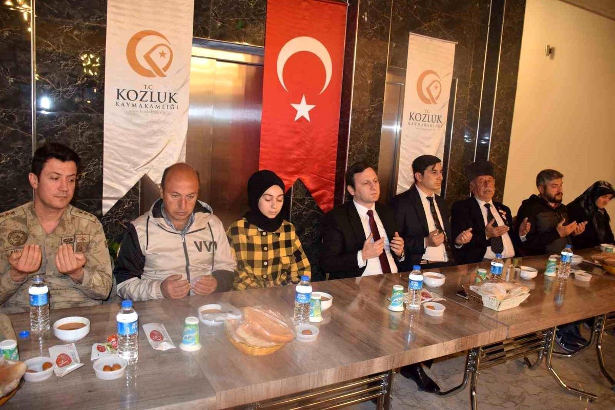 Kozluk\'ta depremzede ailelere iftar programı düzenlendi