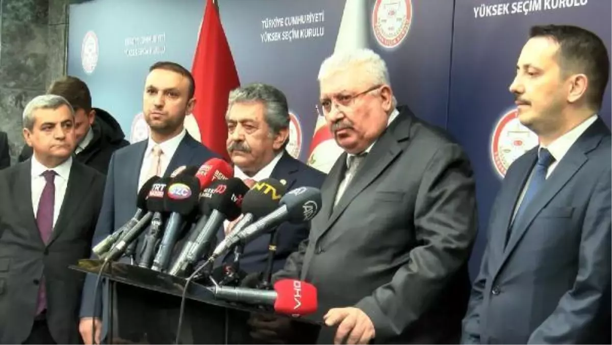 Milliyetçi Hareket Partisi milletvekili aday listesini YSK\'ya teslim etti