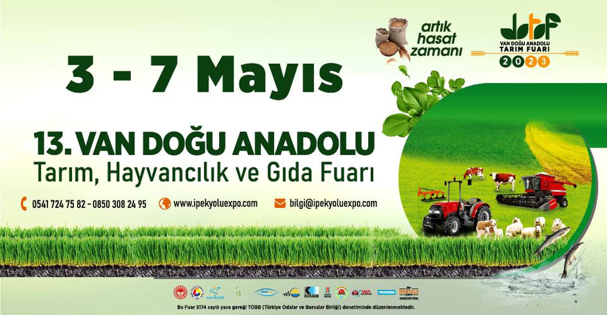 Van İpekyolu Expo Fuar ve Kongre Merkezi tarım fuarına hazırlanıyor