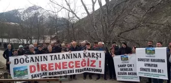 Danıştay Tarafından İptal Edilen Hanlı Hes Bölgesinde Yapılmak İstenen Çed Toplantısı, Bölge Halkı Tarafından Protesto Edildi