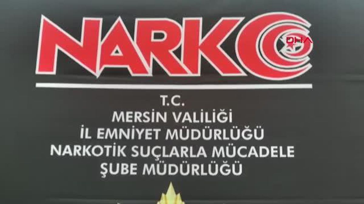 Mersin polisi, limana gelen konteynerde 97 kilo kokain ele geçirdi