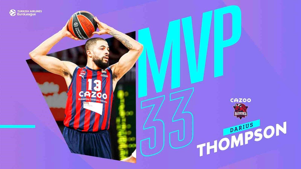 THY Euroleague\'de 33. haftanın MVP\'si Darius Thompson