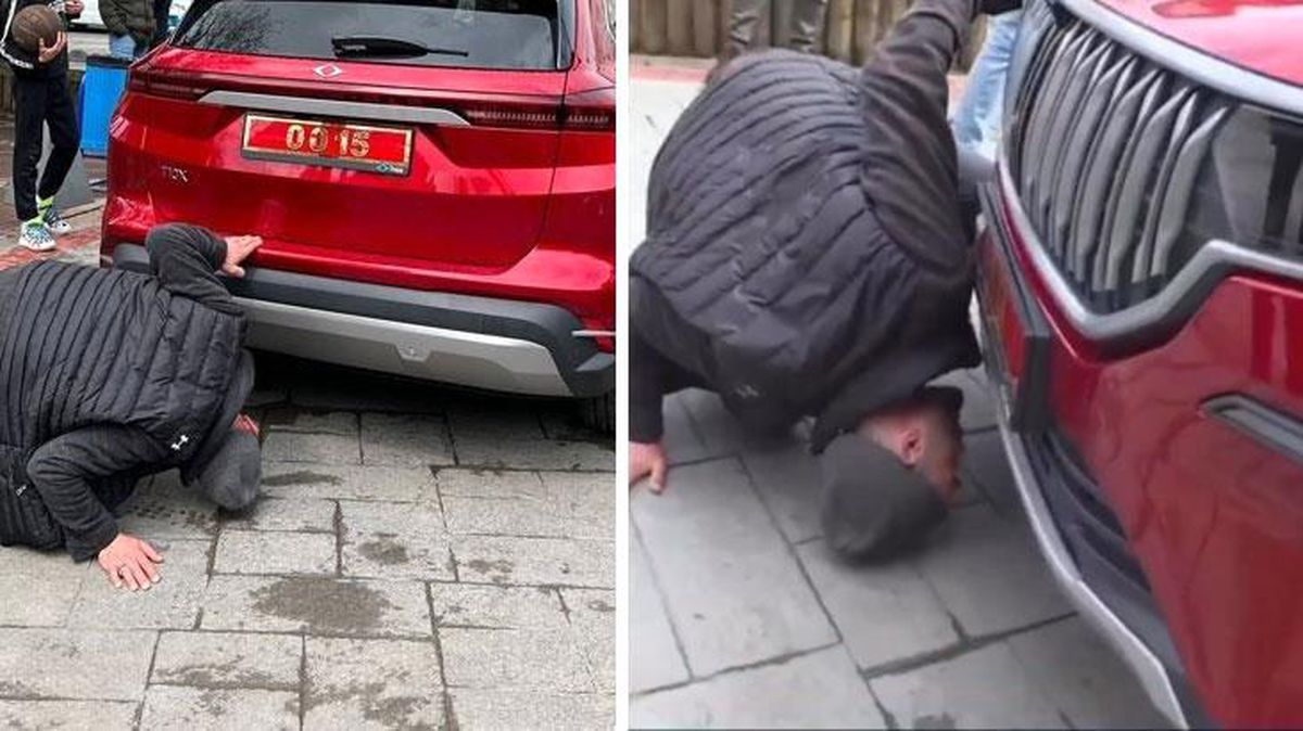 Vatandaşın Togg'u incelediği o anın videosu çıktı, sözleri bomba
