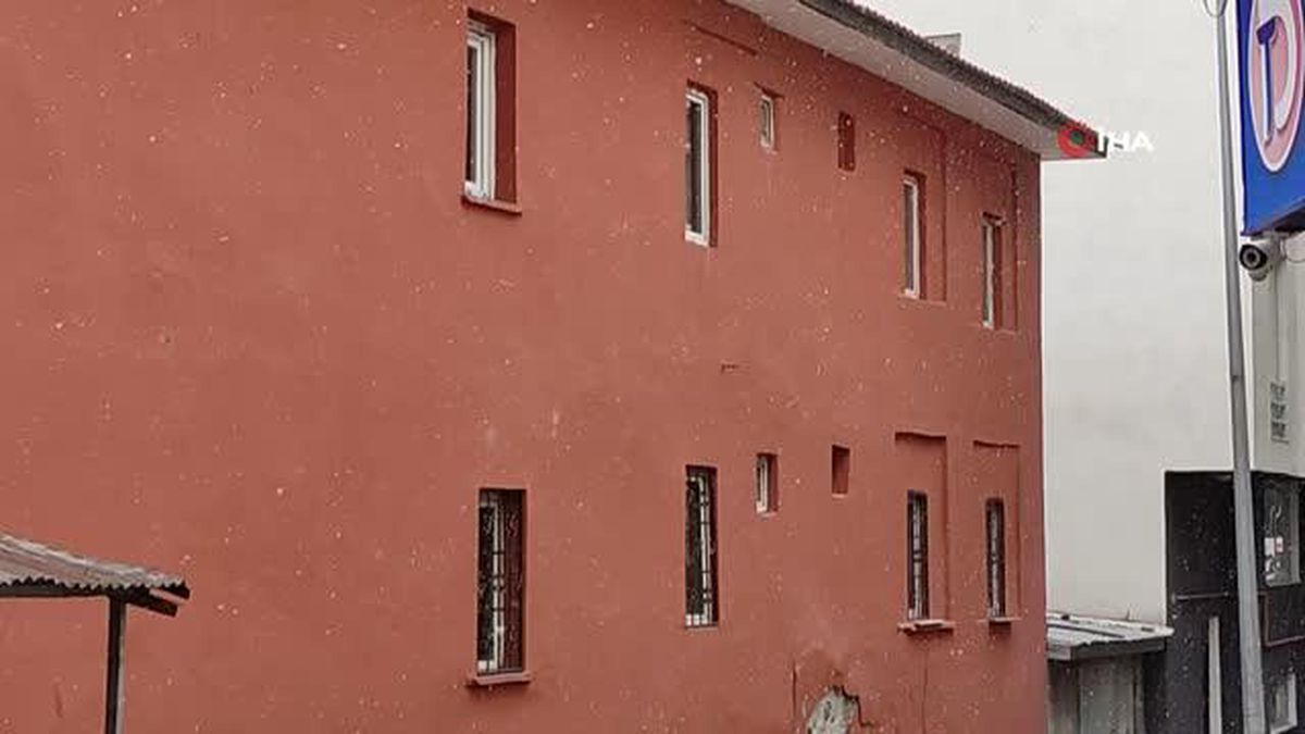 Ardahan'da kar yağışı etkili oldu