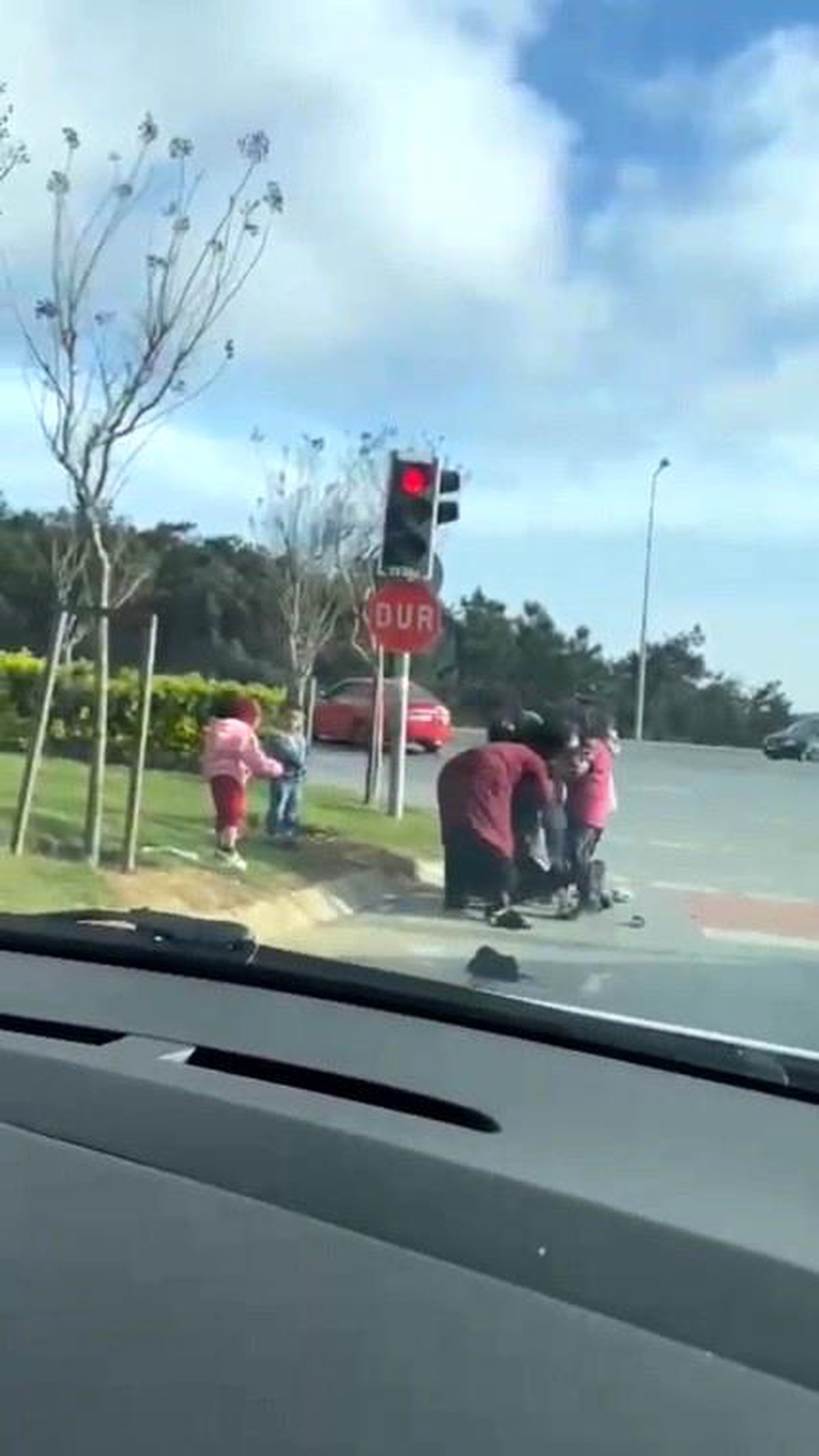 Arnavutköy\'de dilencilerin bölge kavgası