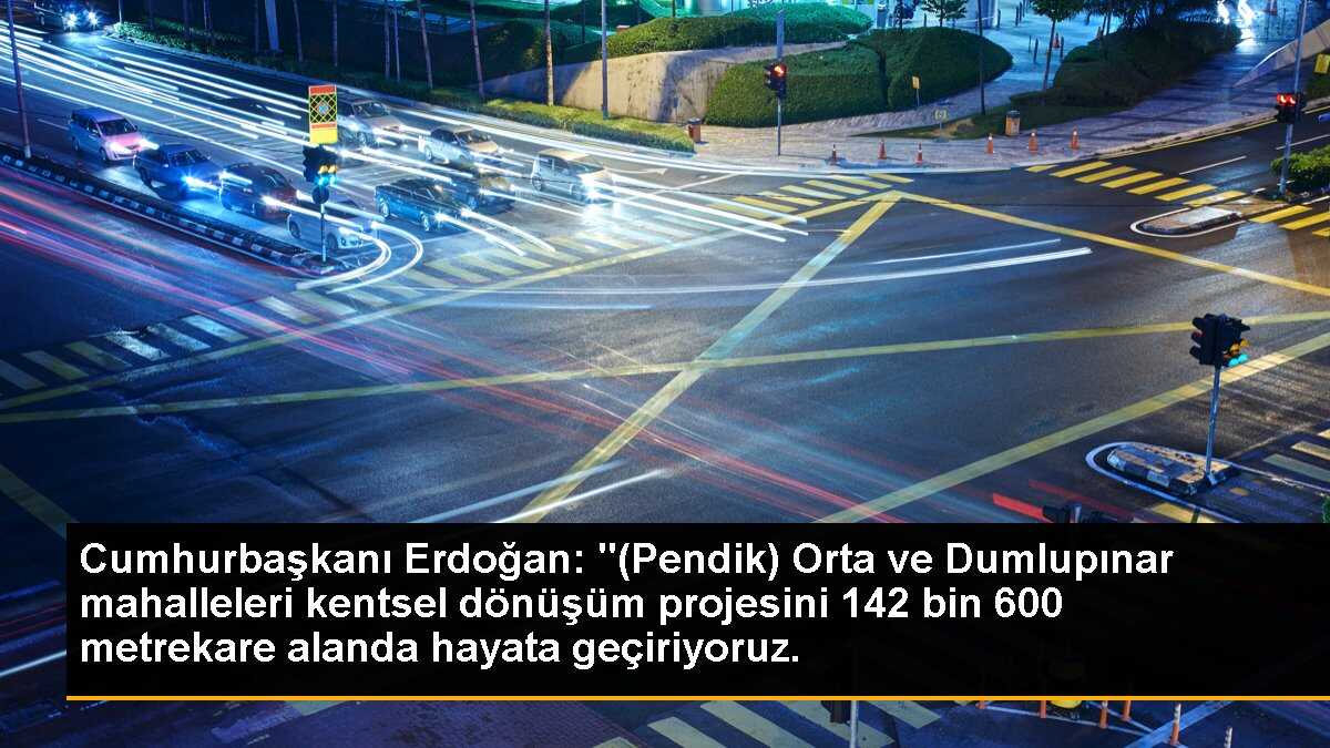 Cumhurbaşkanı Erdoğan, Pendik\'te toplu açılış töreninde konuştu: (2)