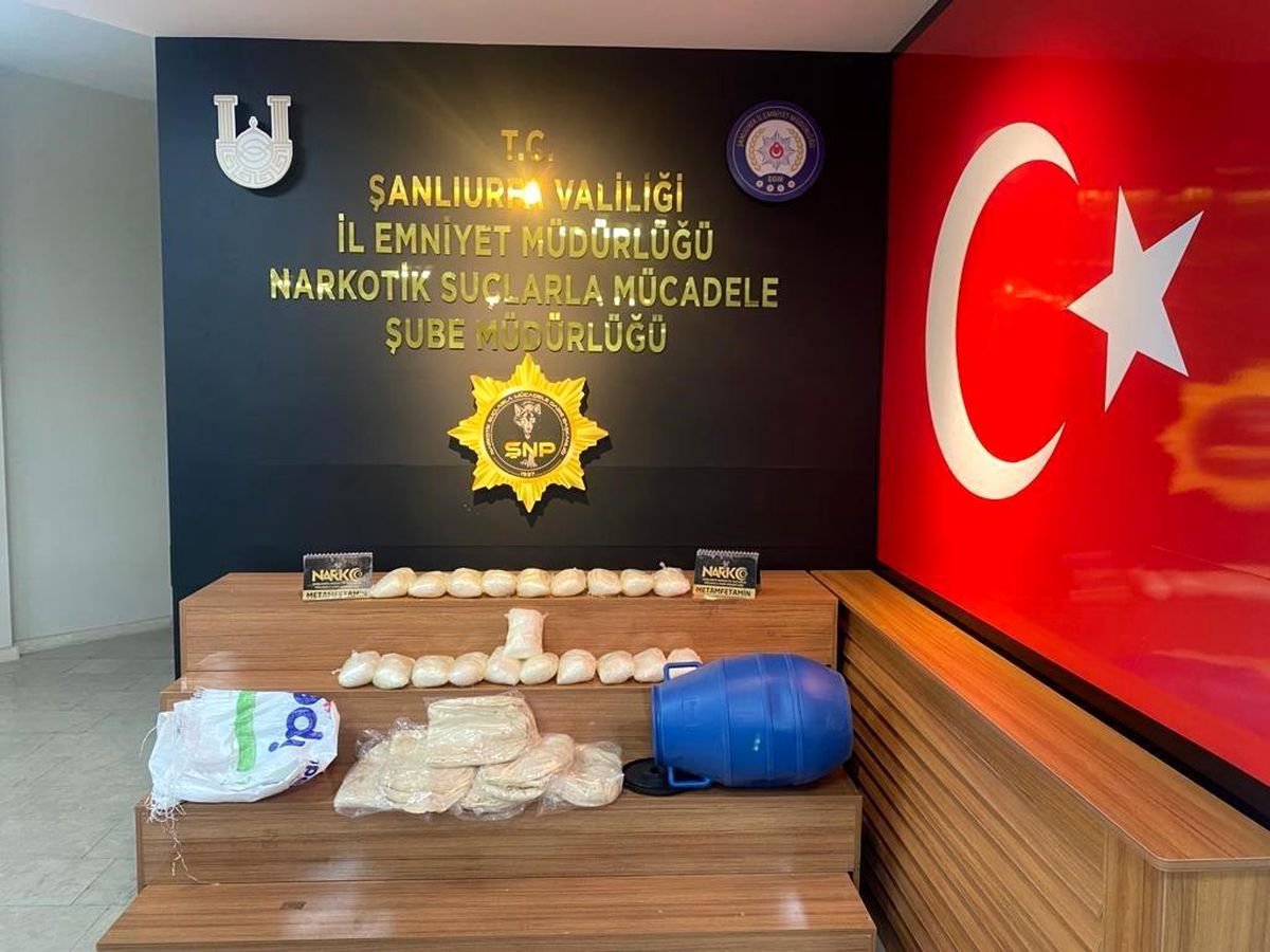 Şanlıurfa\'da 10 kilo 100 gram uyuşturucu ele geçirildi