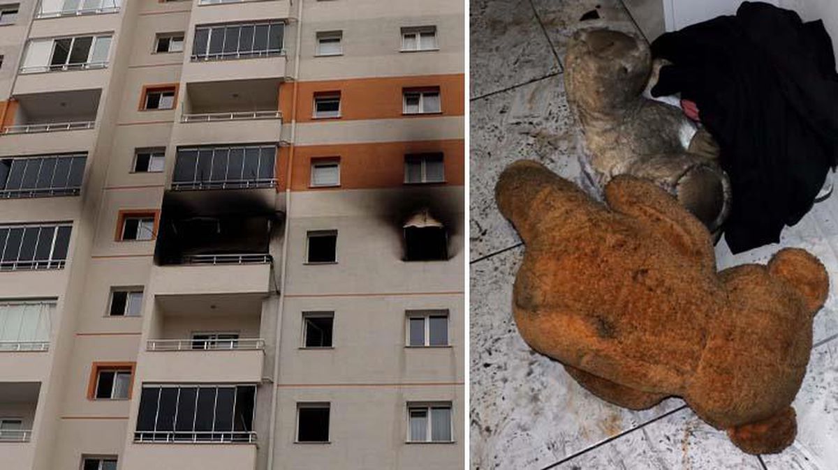 Evde çıkan yangında 5 yaşındaki Eylül öldü, annesi ve kardeşi yaralandı