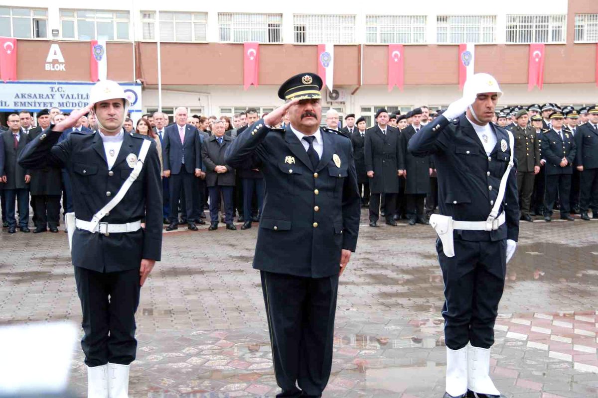 Aksaray\'da Türk Polis Teşkilatı\'nın kuruluşunun 178. yılı kutlandı