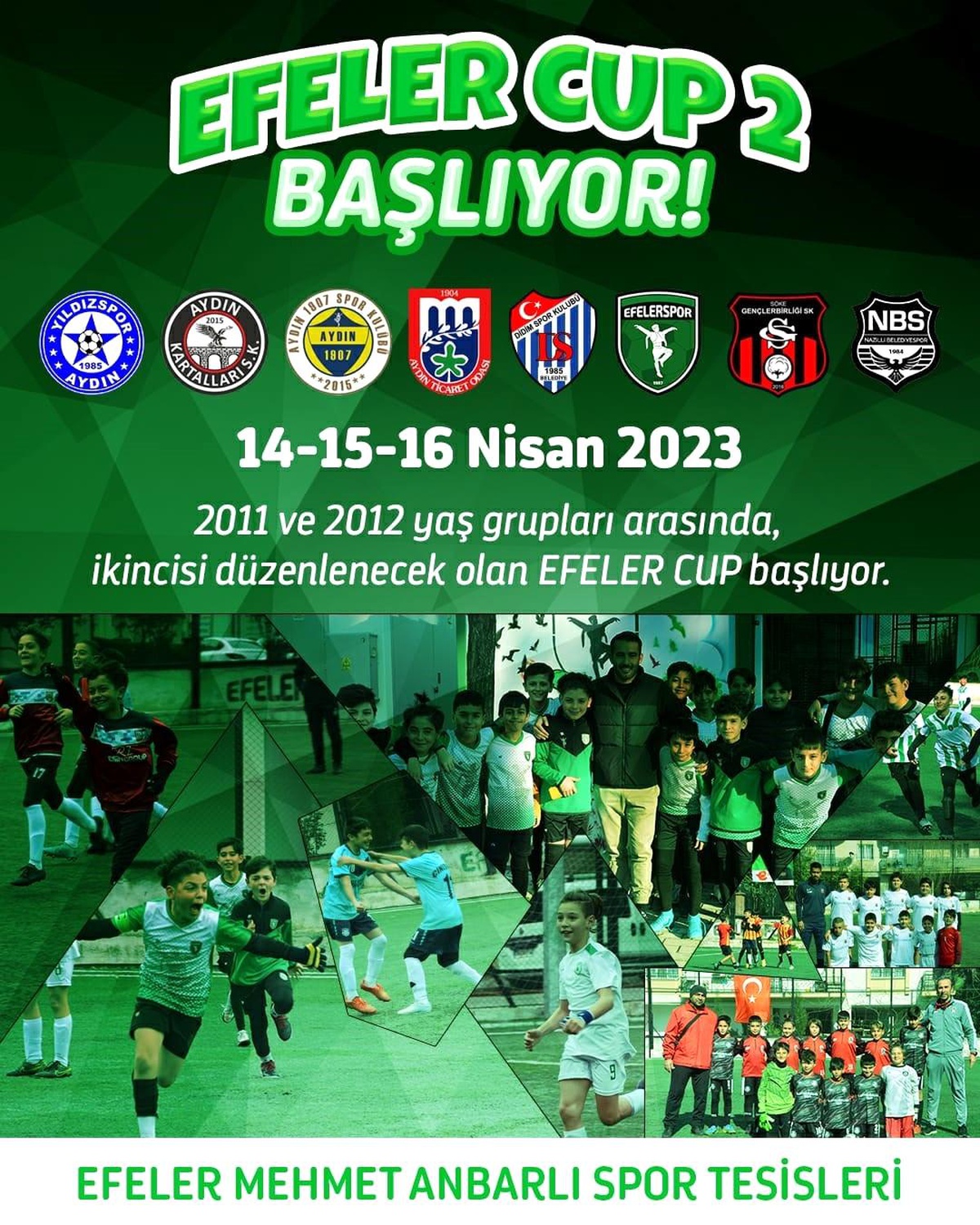 Aydın\'da 2\'inci Efeler Cup Futbol Turnuvası başlıyor