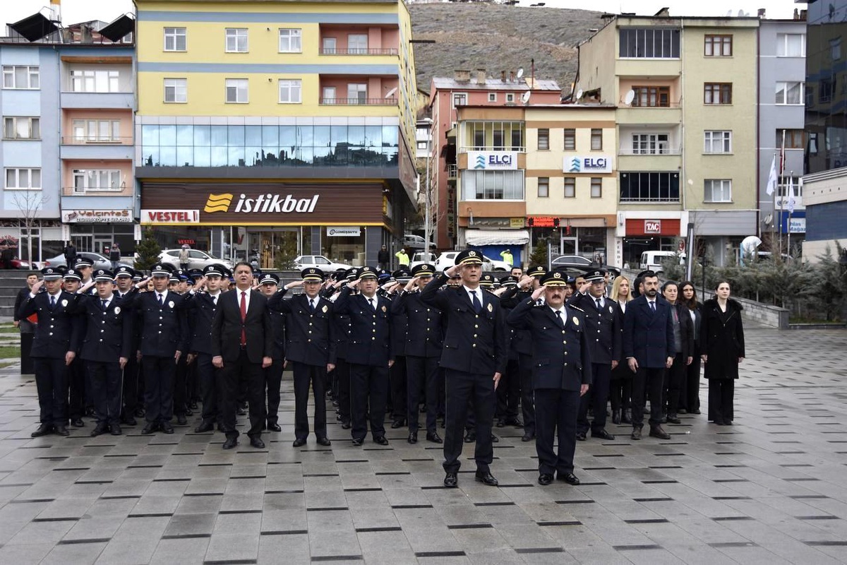Bayburt\'ta Polis Haftası törenle kutlandı