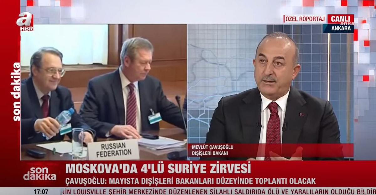 Çavuşoğlu\'ndan Suriye ile Dışişleri Bakanları Toplantısına İlişkin Açıklama: " Mayıs Ayı Başı Gibi Gerçekleşeceğini Düşünüyoruz. Moskova\'da Olacak"