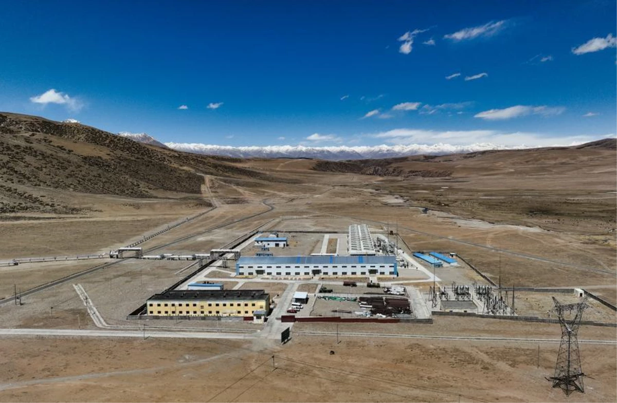 Çin\'in En Yüksek Jeotermal Elektrik Santrali 500 Milyon Kwh\'in Üzerinde Elektrik Üretiyor