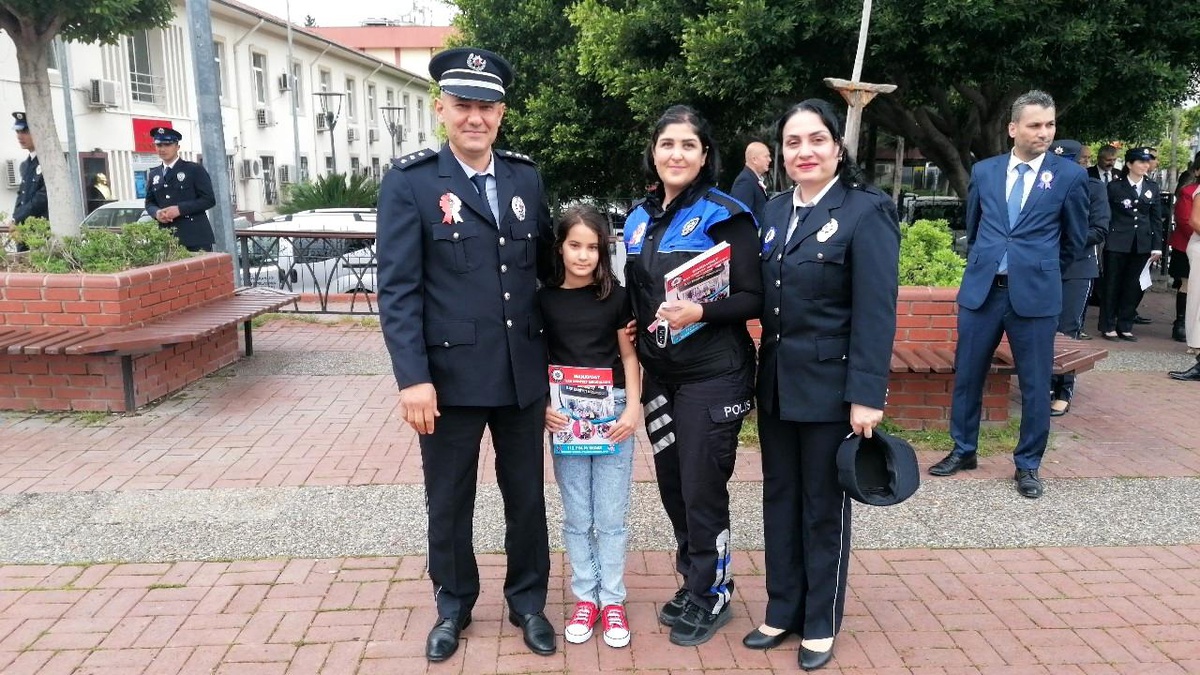 Manavgat\'ta Türk Polis Teşkilatı\'nın kuruluşunun 178. yıl dönümü kutlamaları