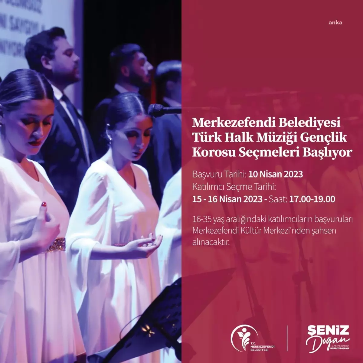 Merkezefendi Korosu İçin Başvurular Başladı