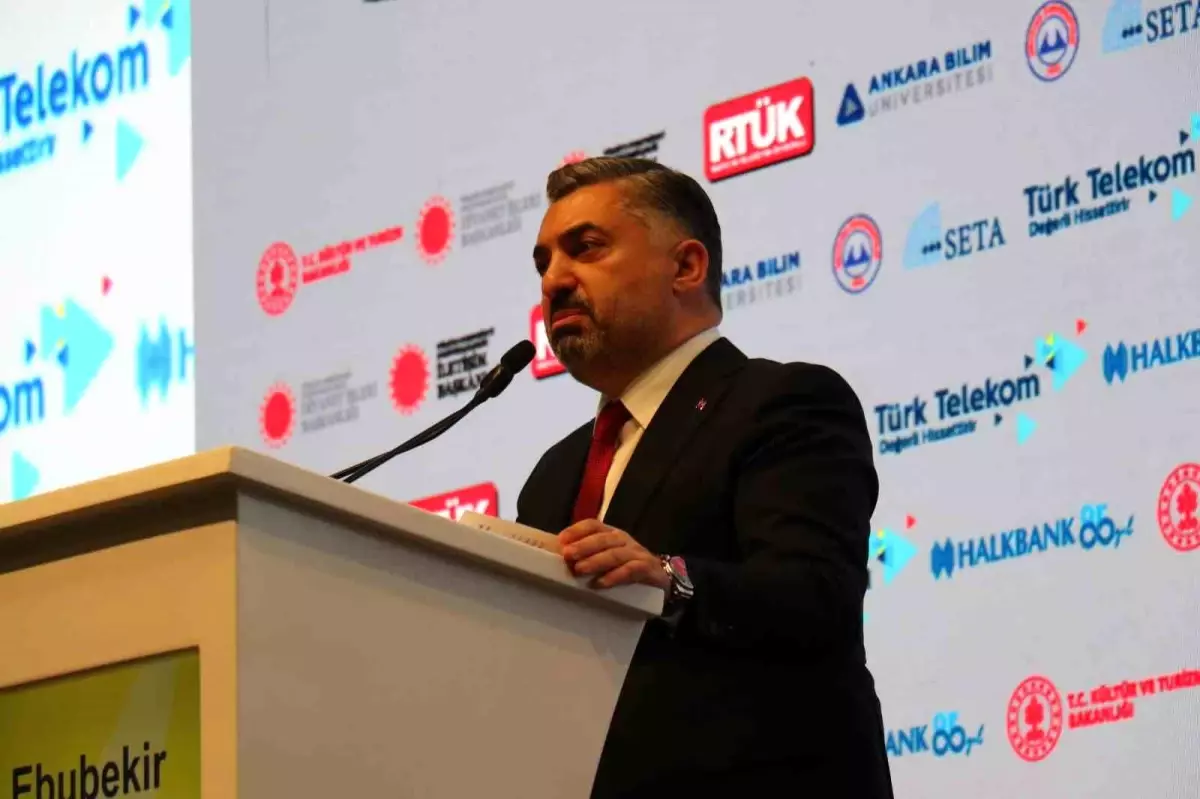 RTÜK Başkanı Şahin: "İslamofobiyle mücadelede medyamız en ön safta yer almalıdır"