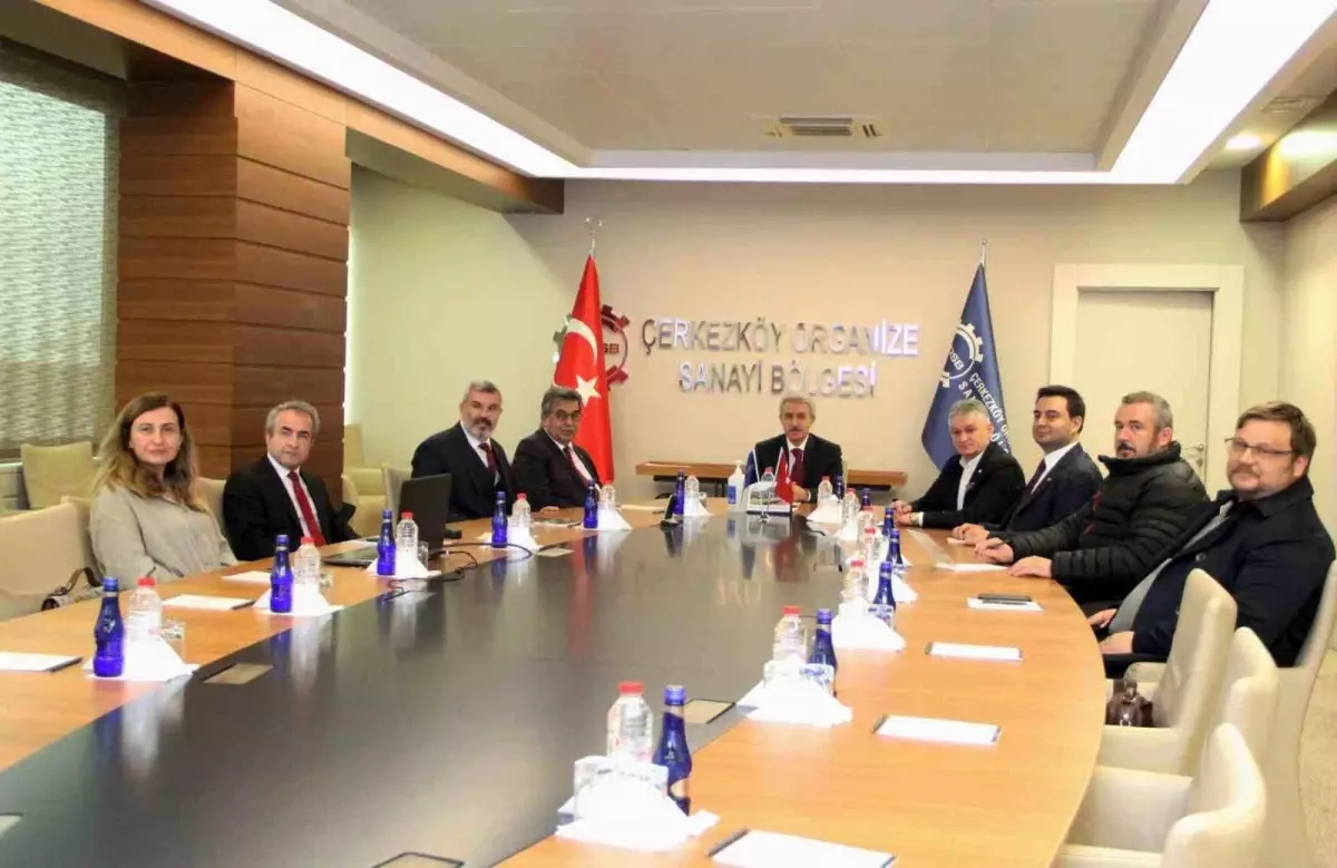 Savunma sanayiinin yeni merkezinin Çerkezköy TSO'da olması için görüş birliğine varıldı
