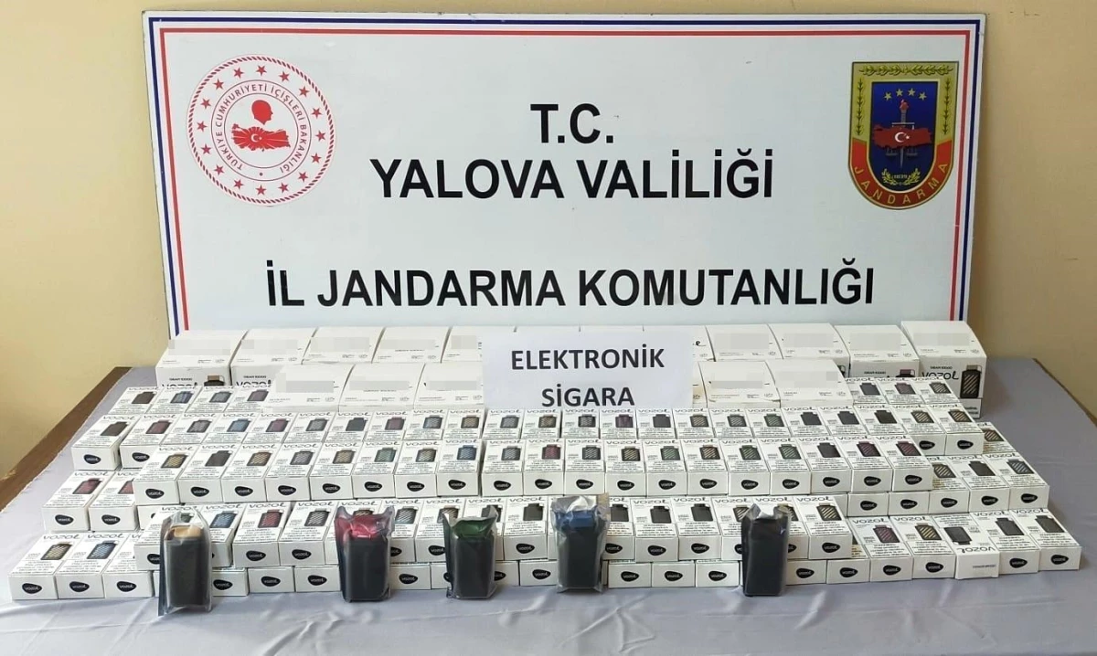 Yalova\'da 290 elektronik sigara ele geçirildi