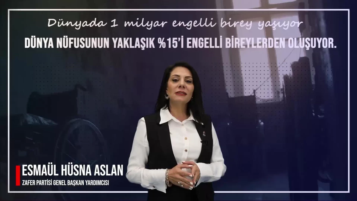 Zafer Partisi Genel Başkan Yardımcısı Aslan: "Engelli Kardeşimize Engel Oluyorsunuz"