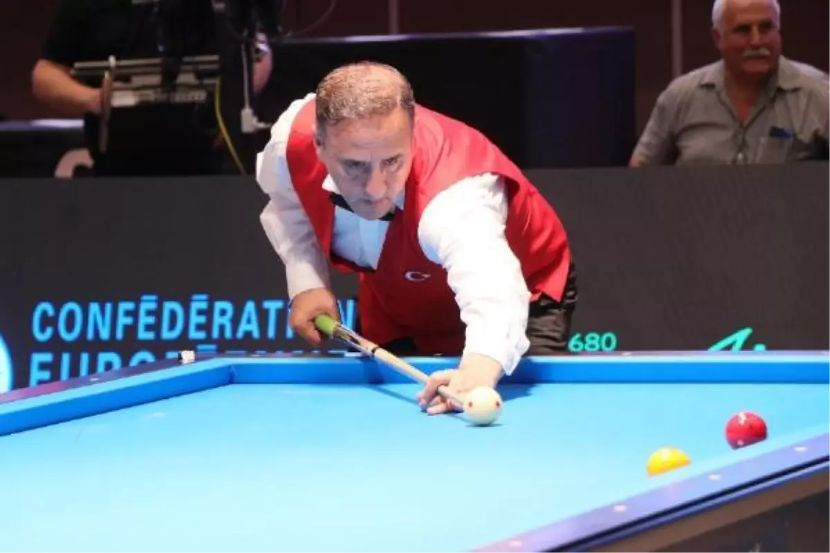 Avrupa Bilardo Şampiyonası'nda 2'nci altın madalya Hacı Arap Yaman'dan geldi