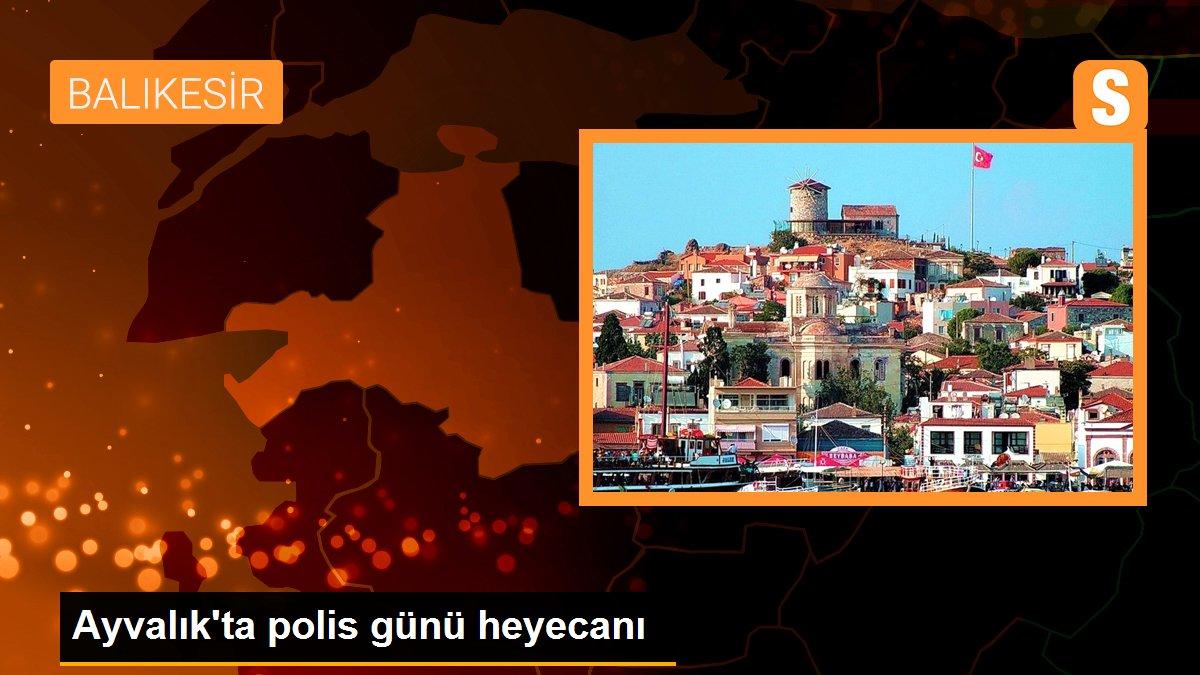 Ayvalık\'ta polis günü heyecanı