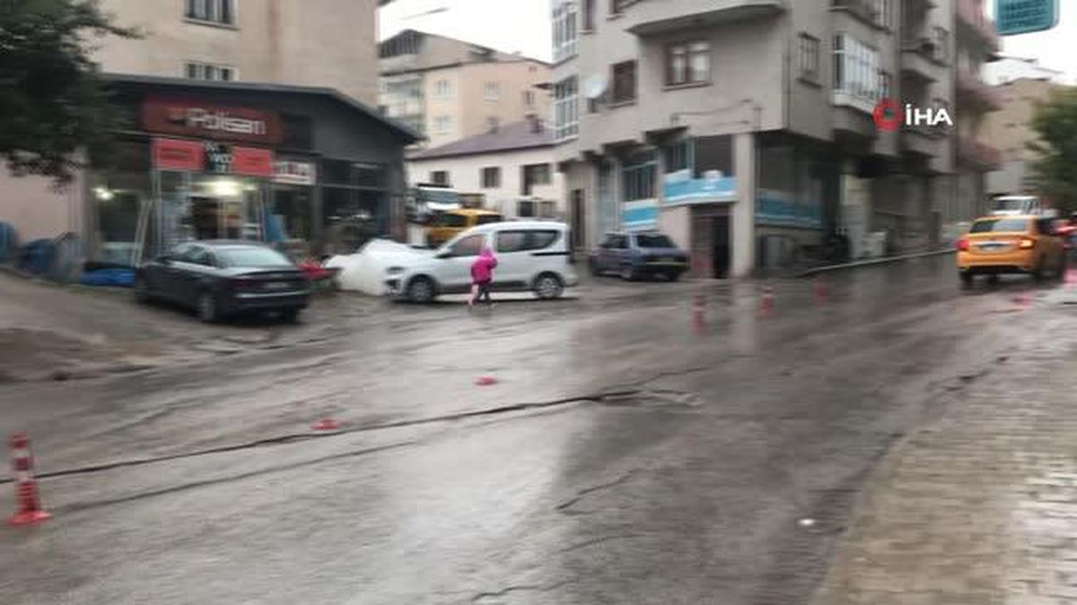 Bayburt'ta yağış