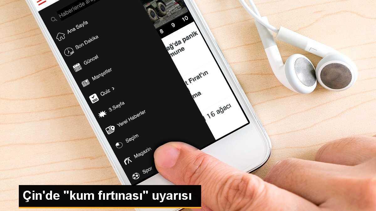 Çin\'de "kum fırtınası" uyarısı