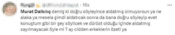 'Dürüst olan insan aldatmış sayılmıyor' diyen Murat Dalkılıç'a tepki yağıyor