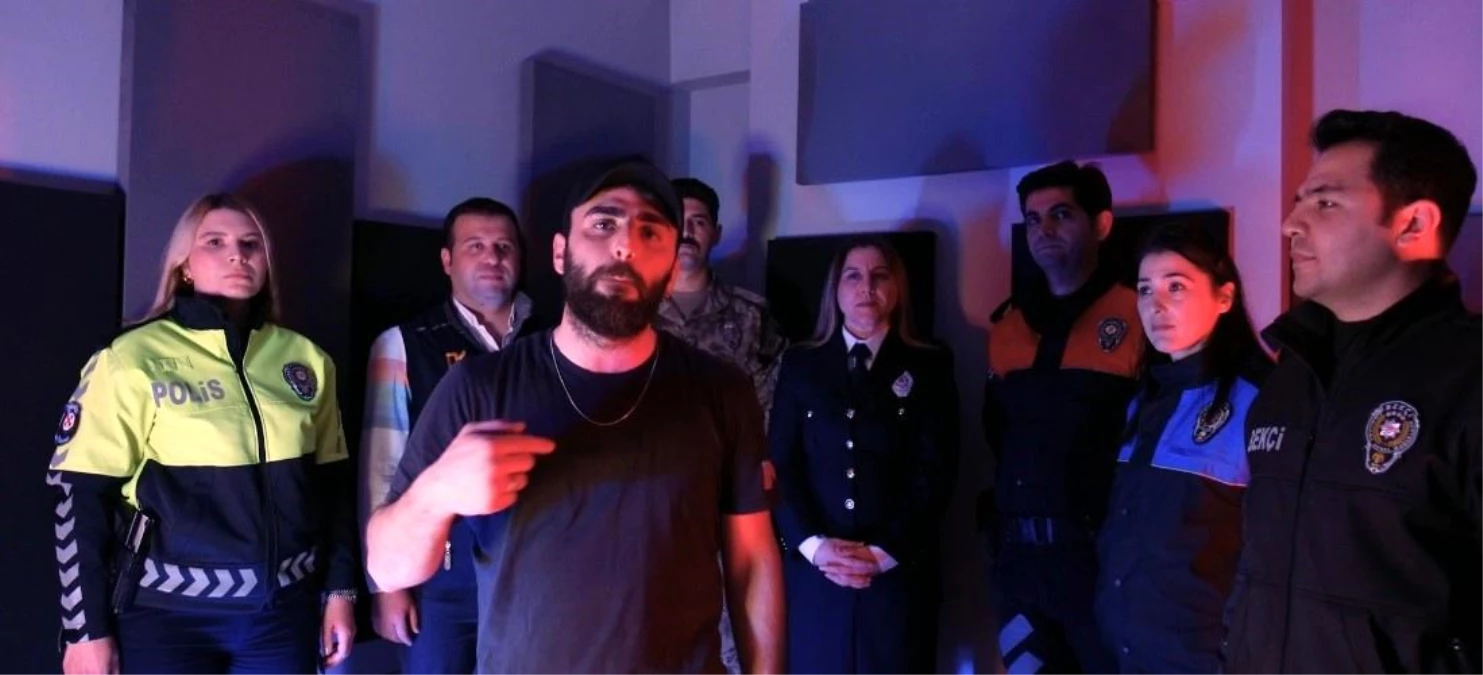 Erzincan polisinden "Doğuştan" rap klipi