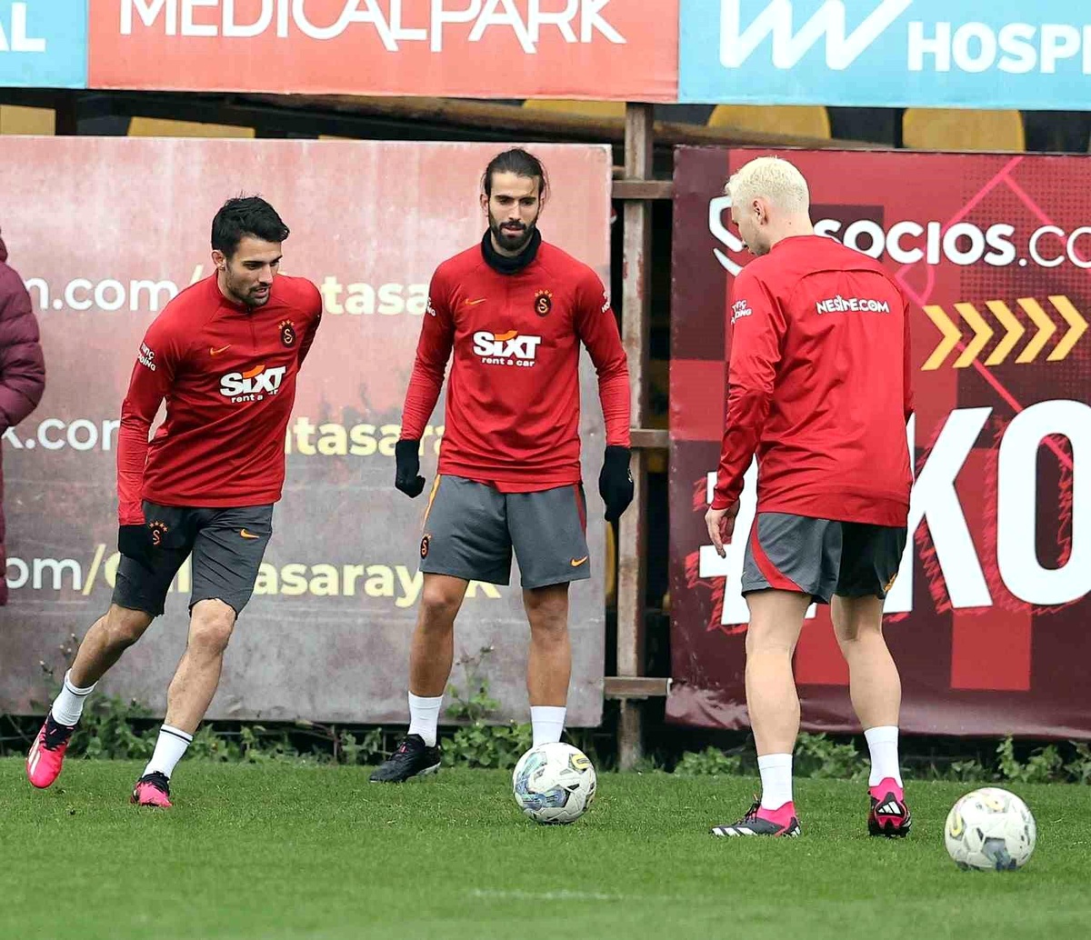 Galatasaray, Kayserispor maçı hazırlıklarını sürdürdü