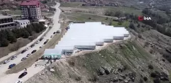 Haymana'da kurulan serada yapılacak olan topraksız üretim bir çok ilki içerisinde barındırıyor