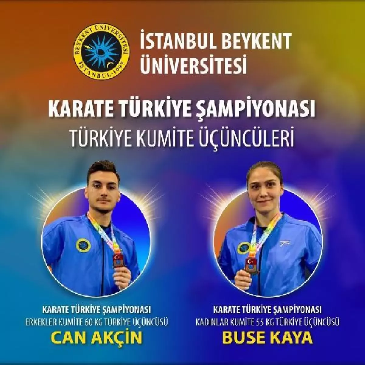 Karate Türkiye Şampiyonası\'ndan madalya ile döndüler