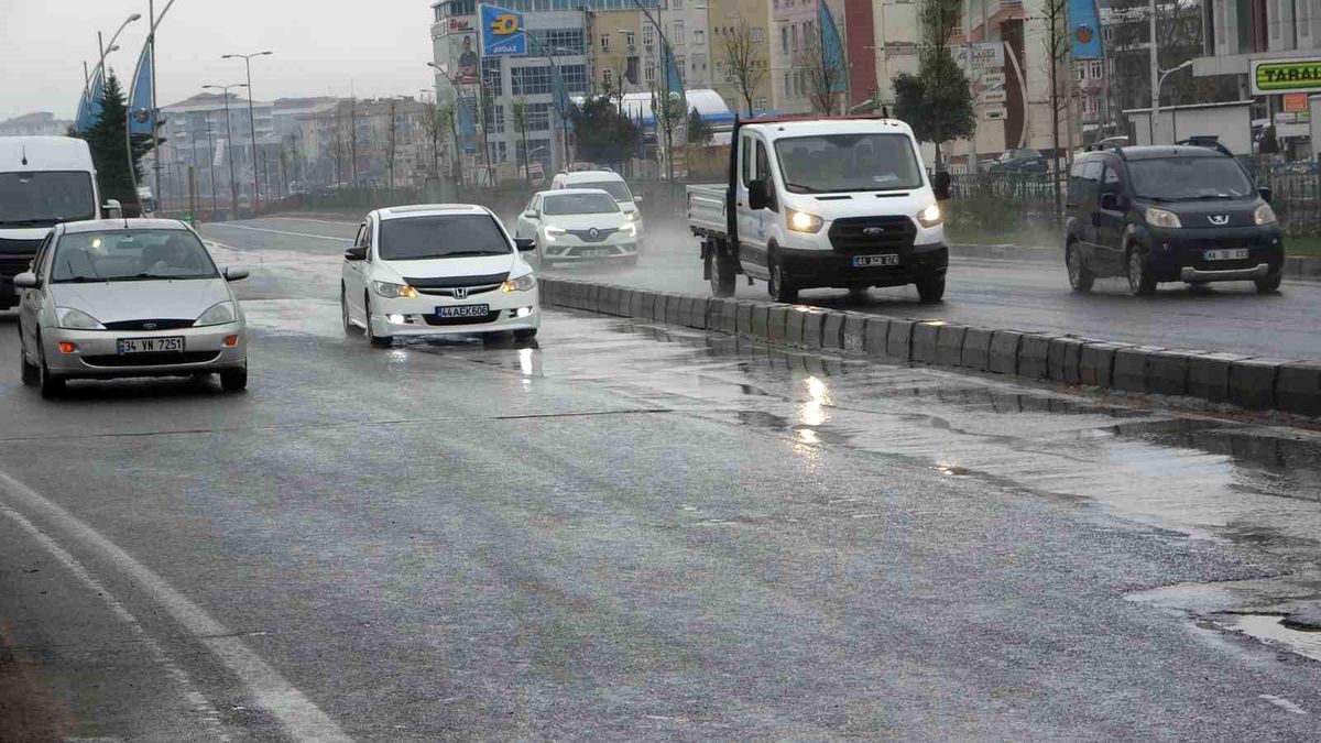 Malatya\'da sağanak etkili oluyor