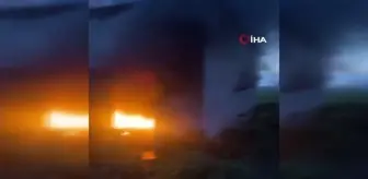 Osmaniye'de tarım aletlerinin bulunduğu depo alevlere teslim oldu