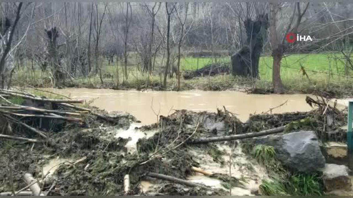 Sağanak yağış sel ve su baskınlarına neden oldu