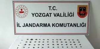 Yozgat'ta tarihi eser operasyonunda 100 sikke ele geçirildi