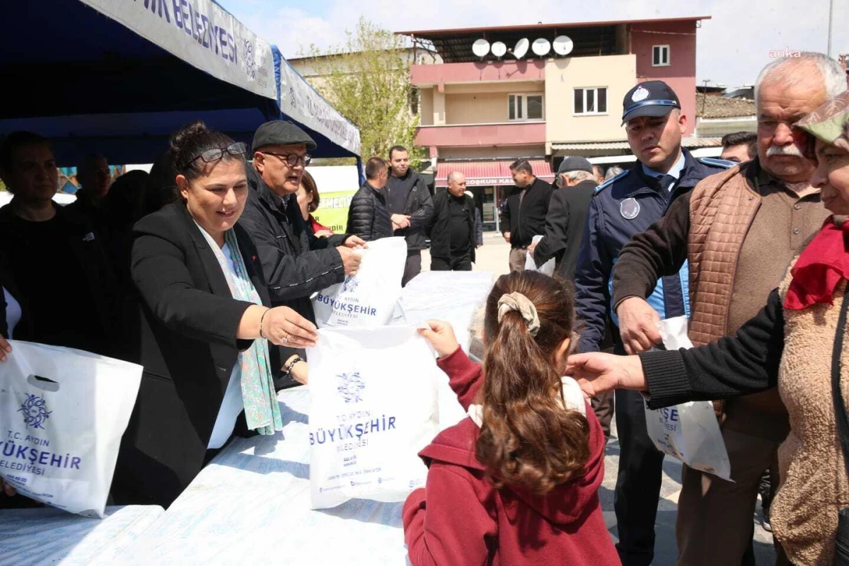 Aydın Büyükşehir Belediye Başkanı Çerçioğlu, Yenipazar\'da Yerel Fide Dağıttı