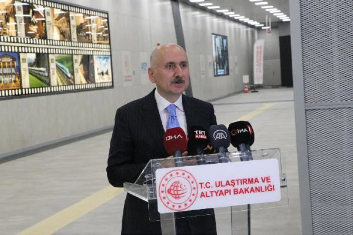 Bakan Karaismailoğlu: "AKM-Gar-Kızılay metrosunun tamamlanmasıyla Ankara\'ya toplam 44,5 km metro hattı kazandırılmış oldu"