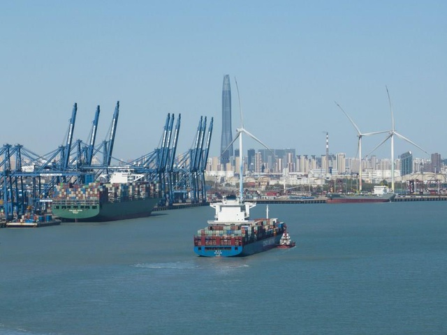 Çin'in Tianjin Limanı'nda Konteyner Hacmi İlk Çeyrekte Yüzde 9,09 Arttı