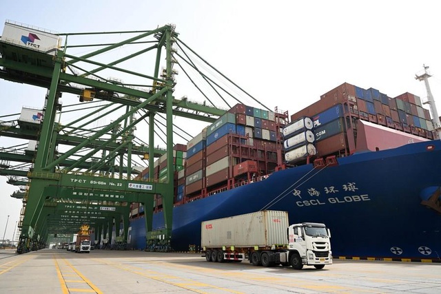Çin'in Tianjin Limanı'nda Konteyner Hacmi İlk Çeyrekte Yüzde 9,09 Arttı