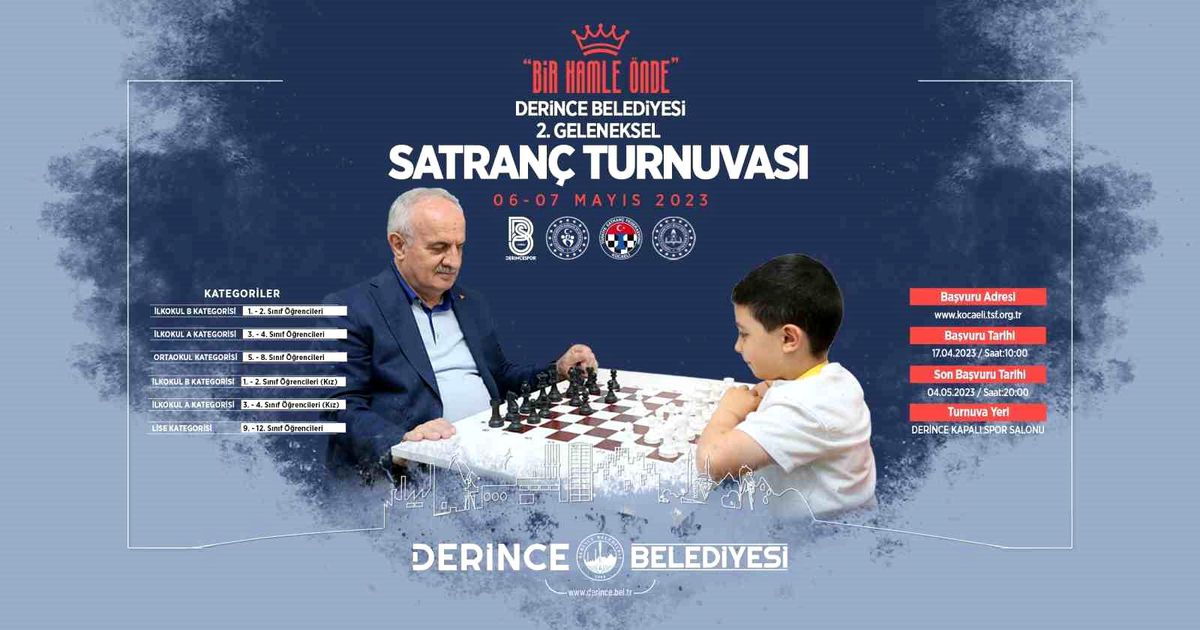 Derince\'de satranç heyecanı yaşanacak