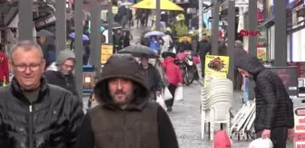 Edirne'de yağmur ve dolu etkili oldu