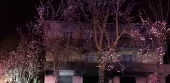 Evin deposunda çıkan yangında kundaklama şüphesi