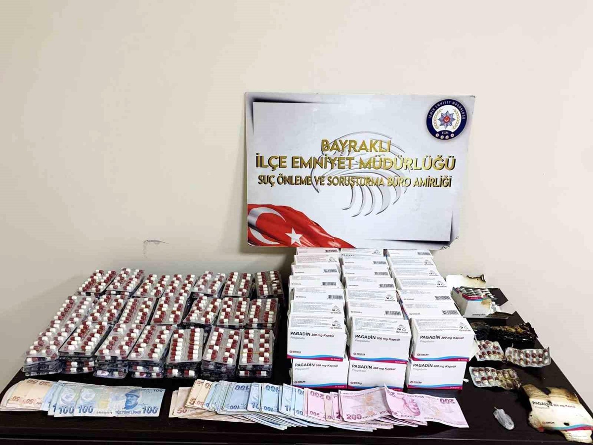 İzmir\'de uyuşturucu operasyonu: Binlerce sentetik hap ele geçirildi
