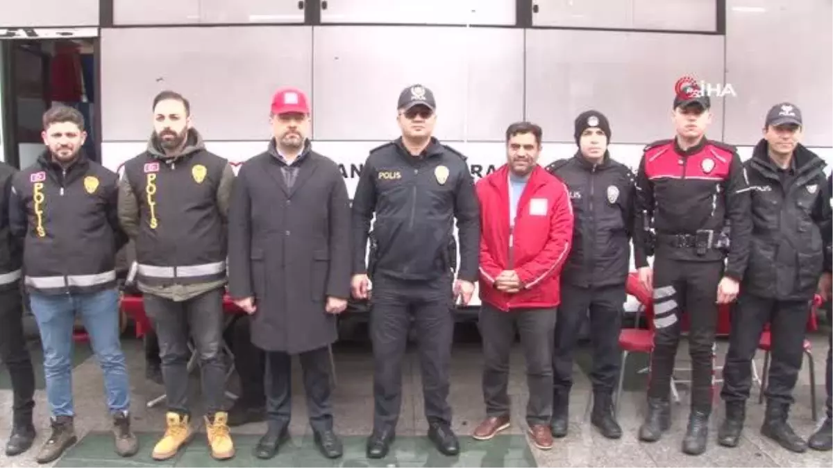 Şişli Emniyet Müdürlüğü ekipleri Kızılay\'a kan bağışladı
