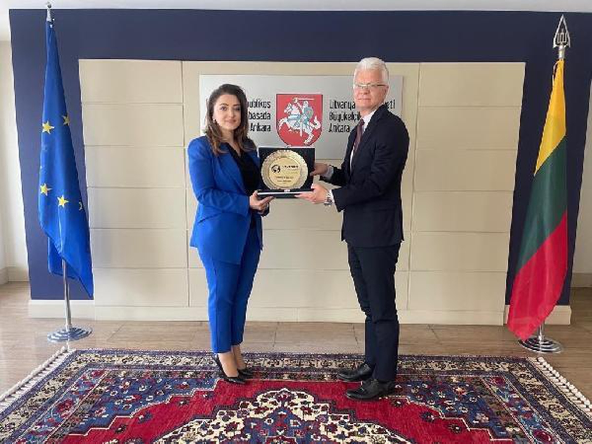 ULUSKON Başkanı Atasoy ve Litvanya Büyükelçisi Degutis, iş birliği görüşmesi yaptı