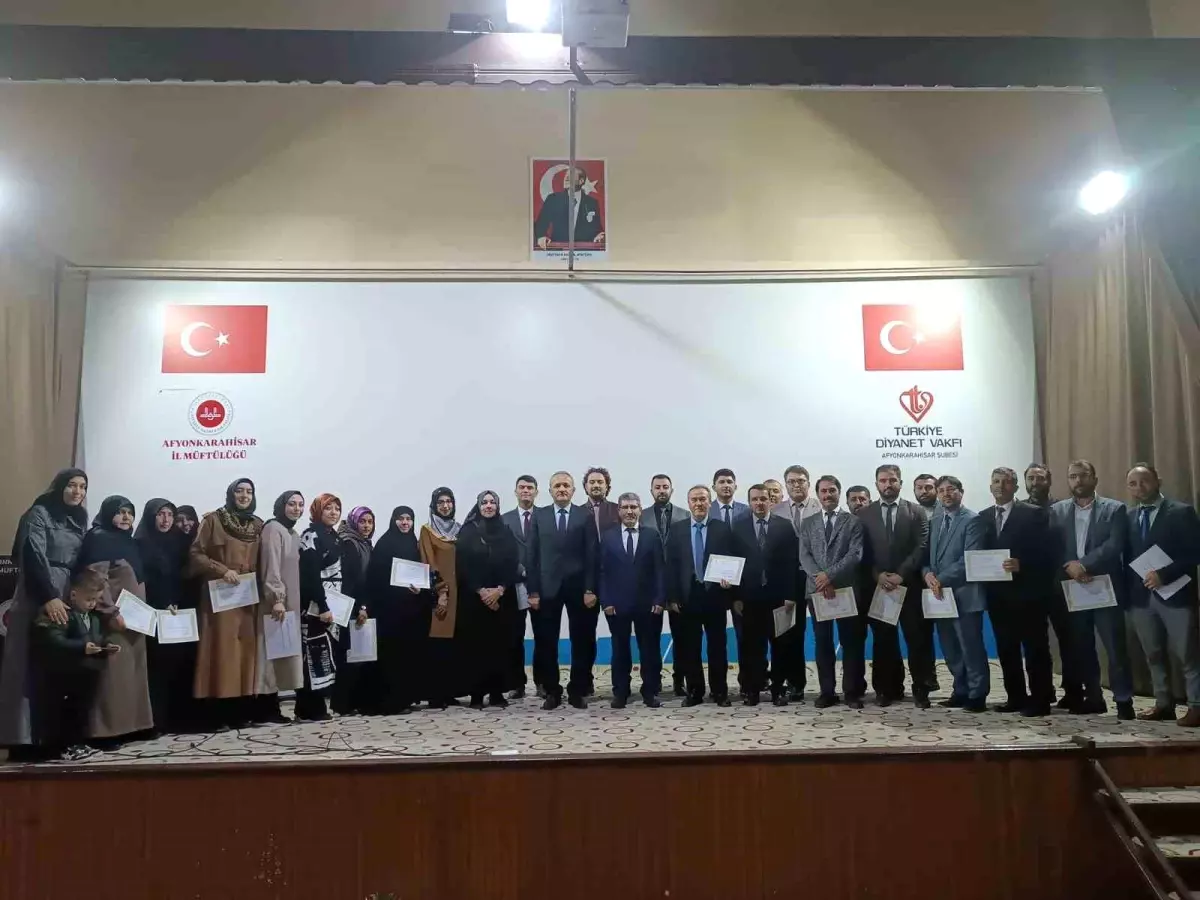 Depremde görev alan personele başarı belgesi