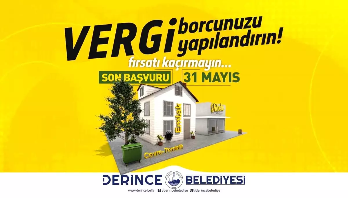 Derince Belediyesi\'nden yapılandırma çağrısı