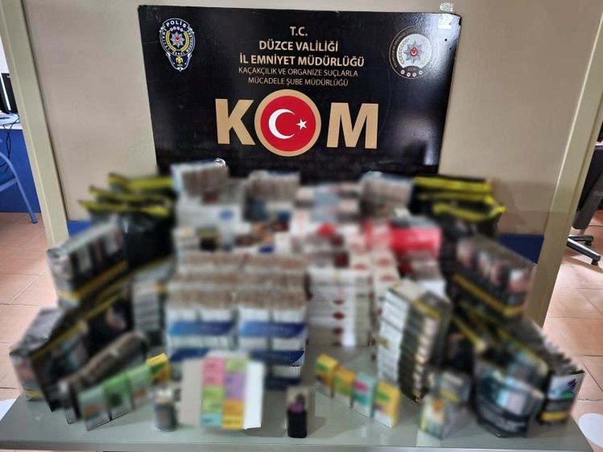 Kaçak tütün ve sigara ele geçirildi