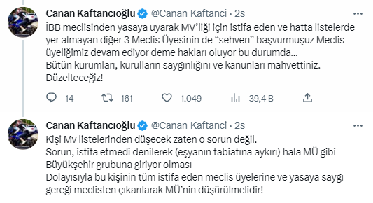 Kaftancıoğlu'nun 'Yakalandınız' diyerek işaret ettiği AK Partili ismin kim olduğu ortaya çıktı!